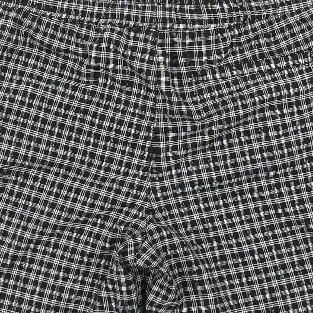 River Island Boys Black Check  Cargo Shorts Size 9-10 Years