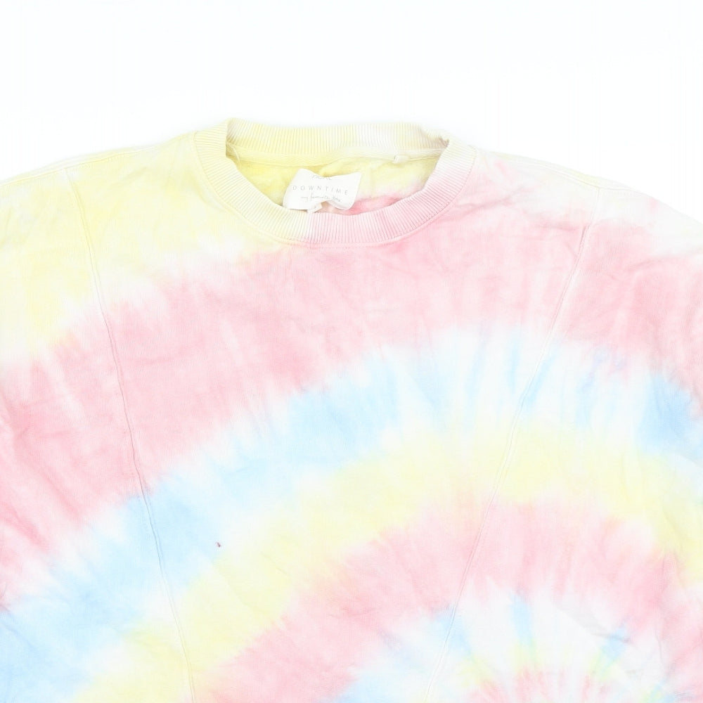 NEXT Womens Pink   Pullover Sweatshirt Size S  - Tie dye