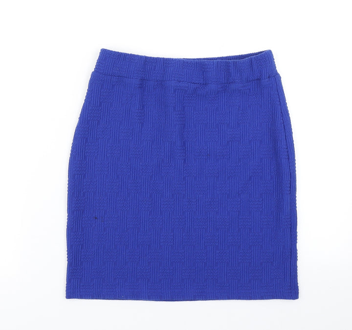 River Island Womens Blue   Straight & Pencil Skirt Size 10