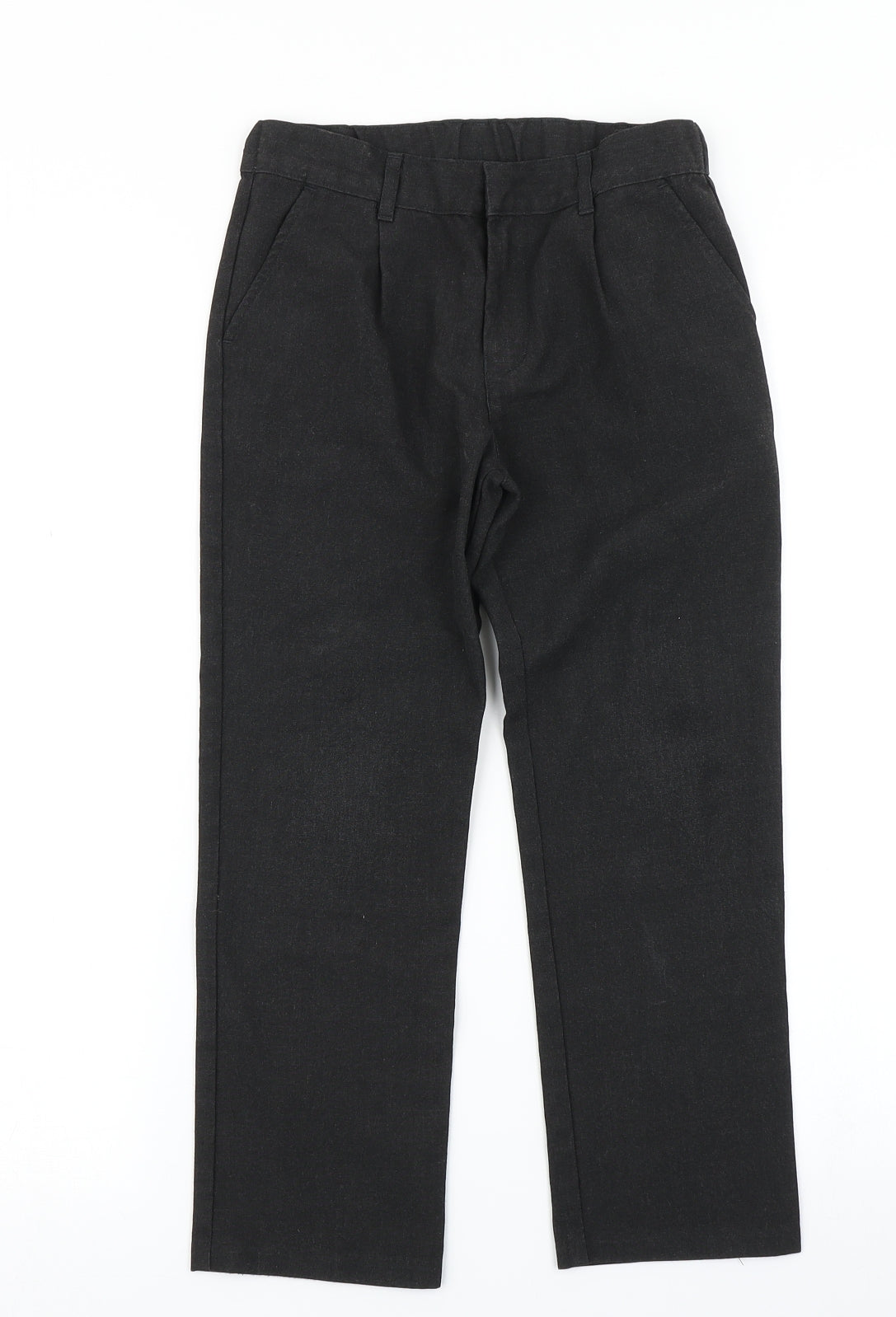 F&F Boys Black   Dress Pants Trousers Size 7-8 Years