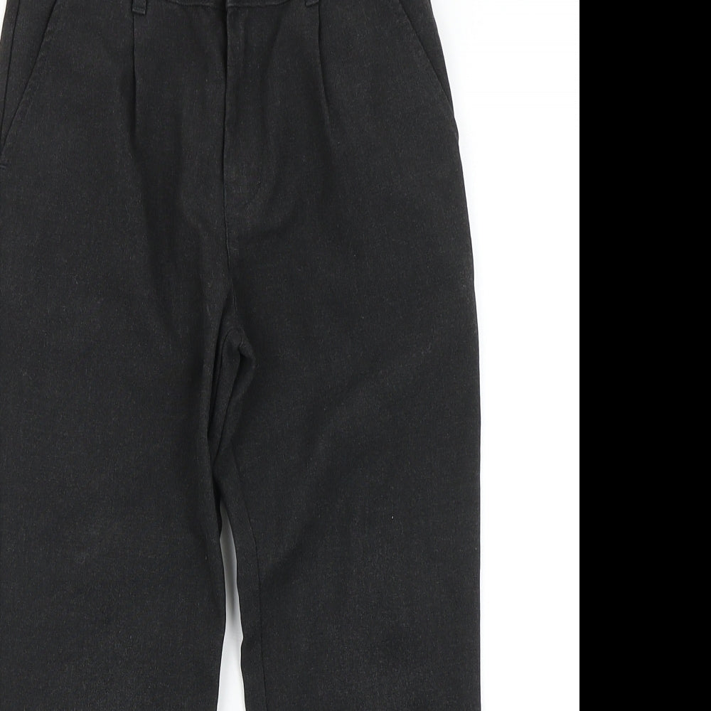 F&F Boys Black   Dress Pants Trousers Size 7-8 Years