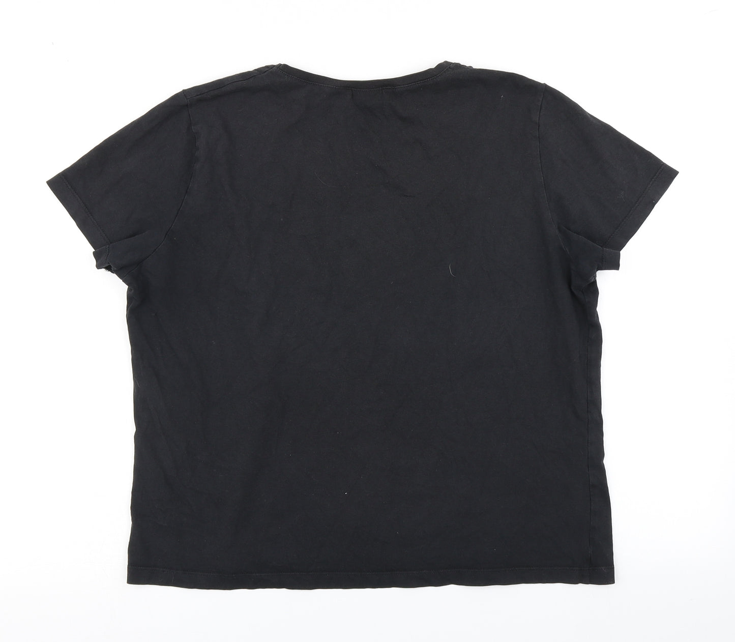 Dorothy Perkins Womens Black   Basic T-Shirt Size 16