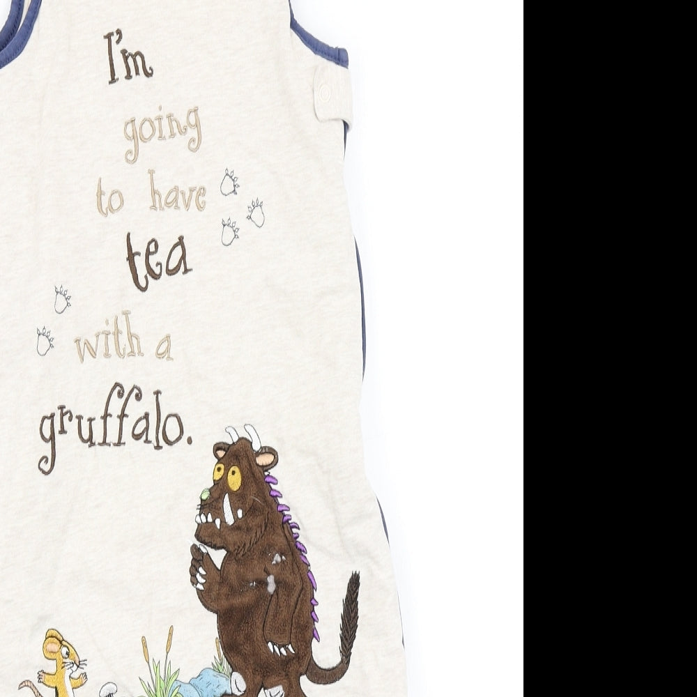 TU Baby Blue Striped  Coverall One-Piece Size 18-24 Months  - Grow Bag The Gruffalo