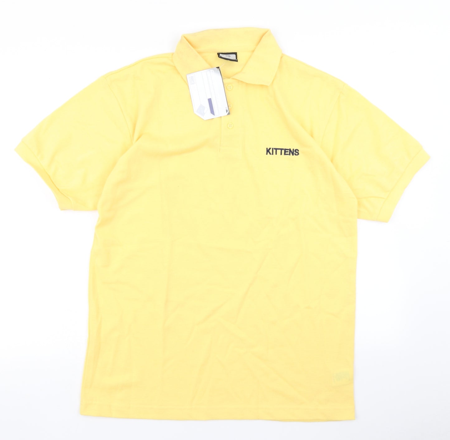 Performs Mens Yellow    Polo Size S