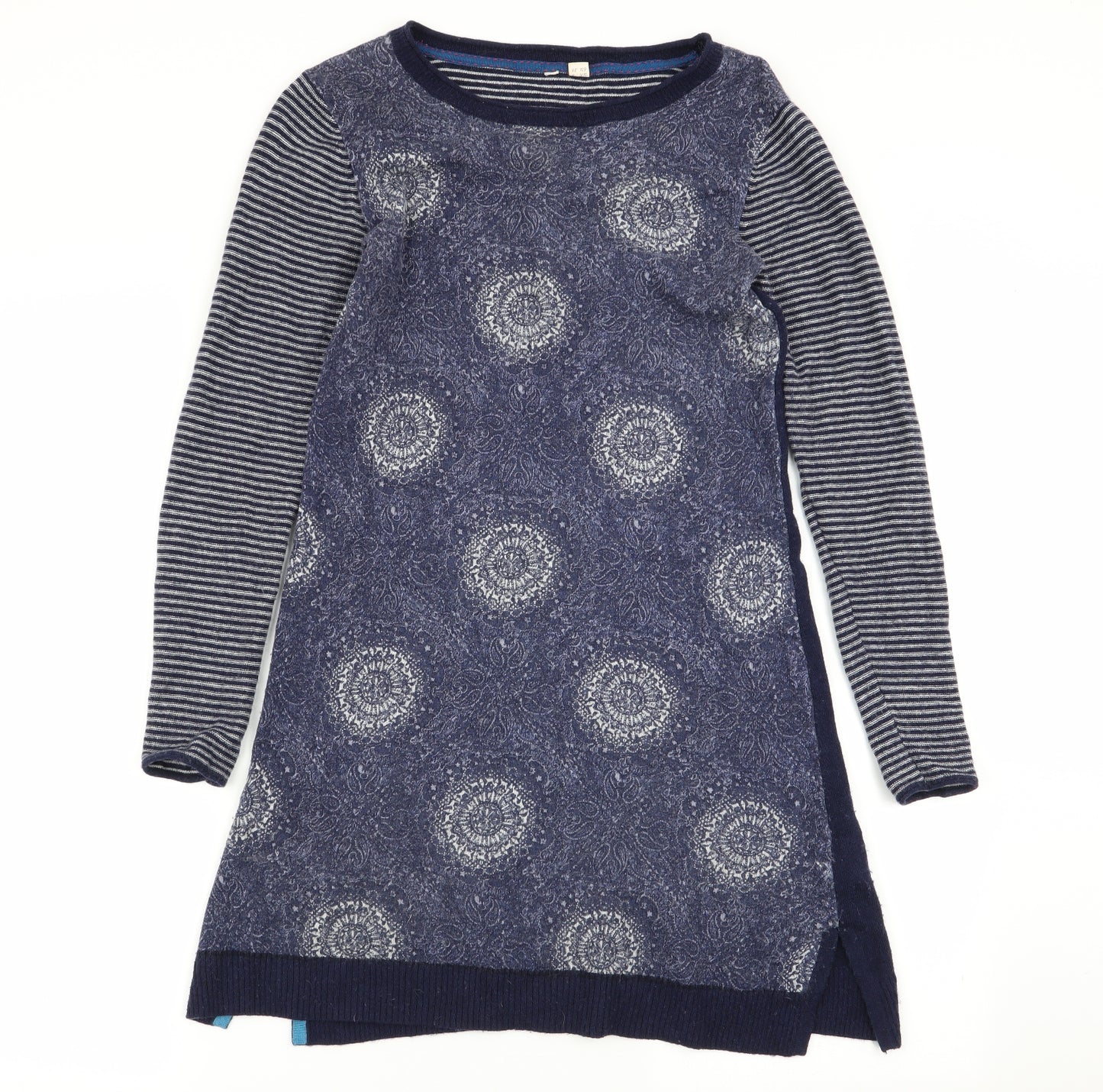 White Stuff Womens Multicoloured Geometric  Jumper Dress  Size 8