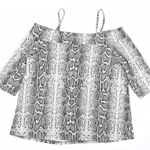 capsule Womens Multicoloured Geometric  Basic Blouse Size 14