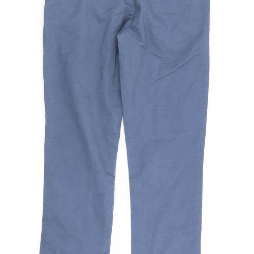 M&S Boys Blue   Chino Trousers Size 7-8 Years