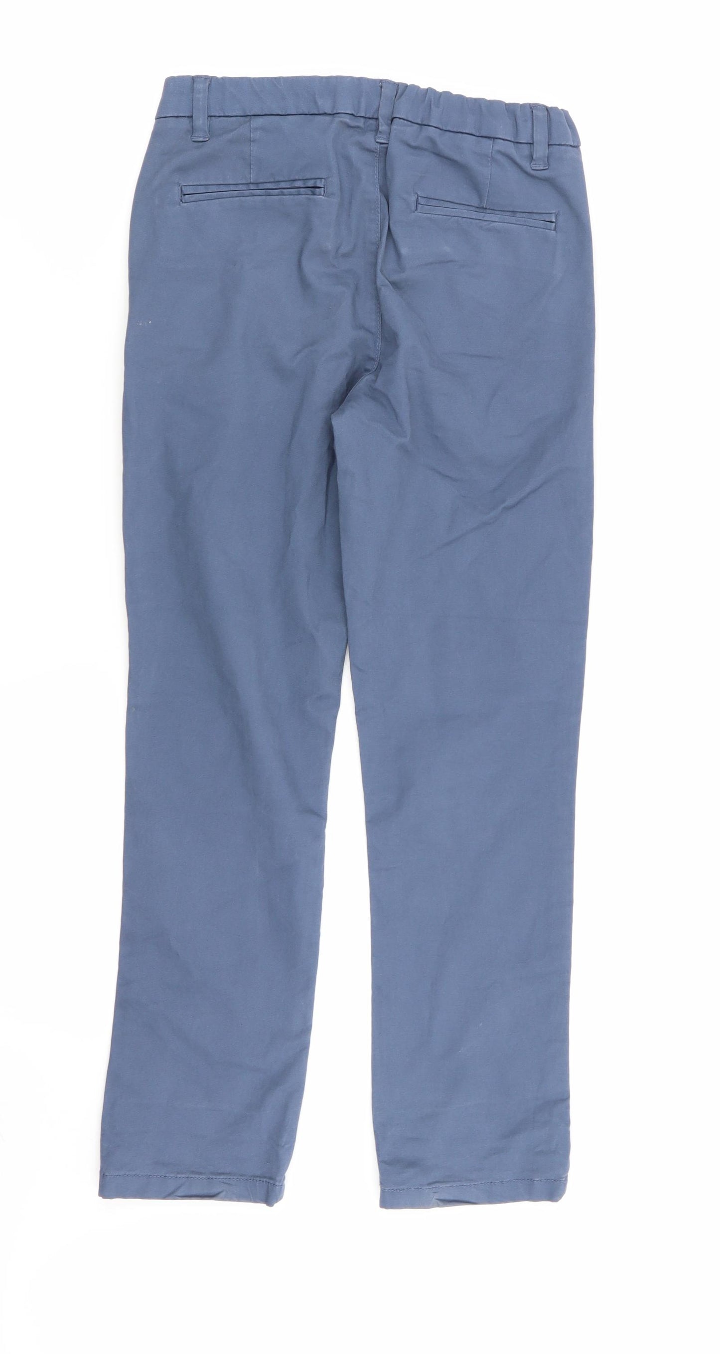 M&S Boys Blue   Chino Trousers Size 7-8 Years