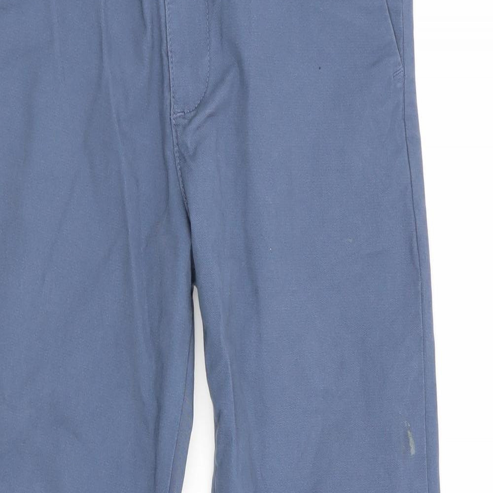 M&S Boys Blue   Chino Trousers Size 7-8 Years