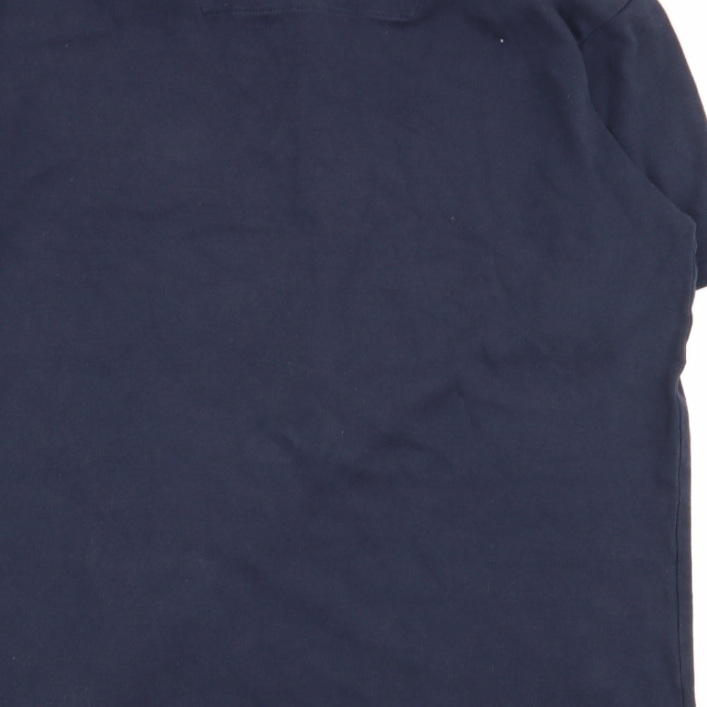 outrage Mens Blue    Polo Size M