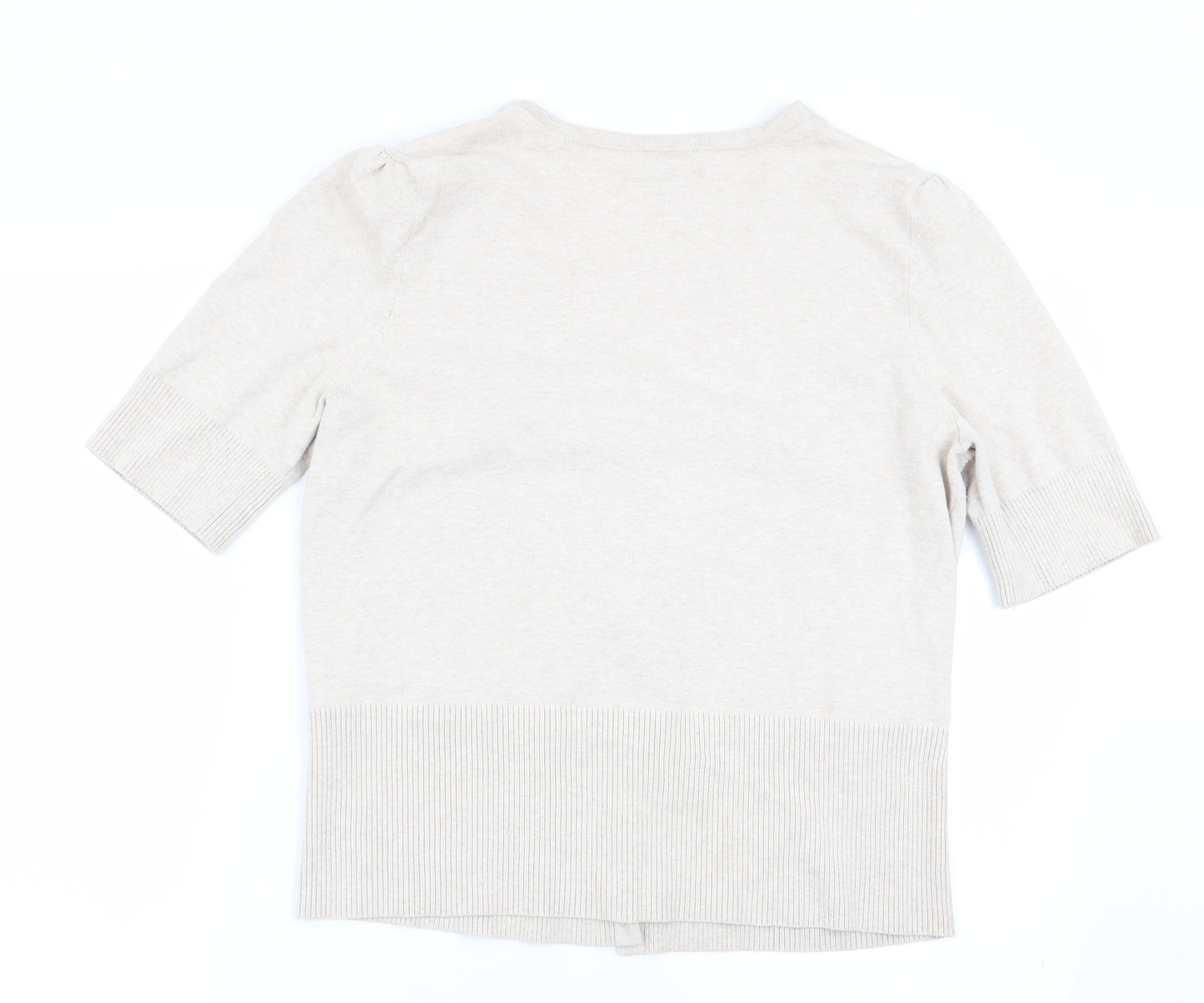 Wallis Womens Beige   Cardigan Jumper Size 16