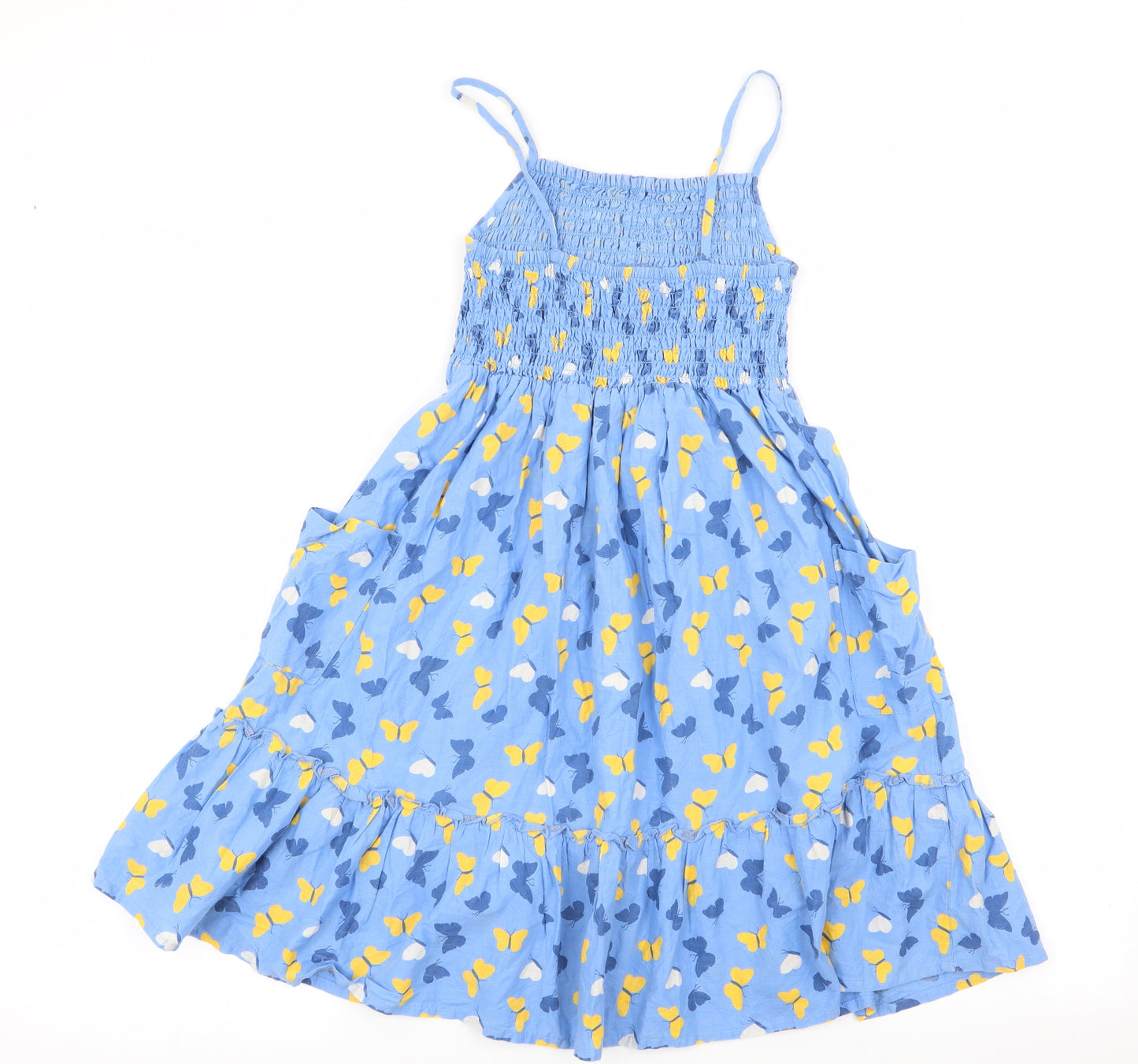 Indigo Girls Black   Fit & Flare  Size 10 Years  - butterfly