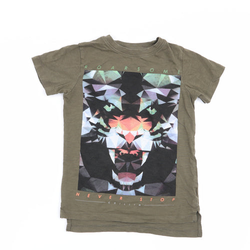 NEXT Boys Green   Basic T-Shirt Size 7 Years