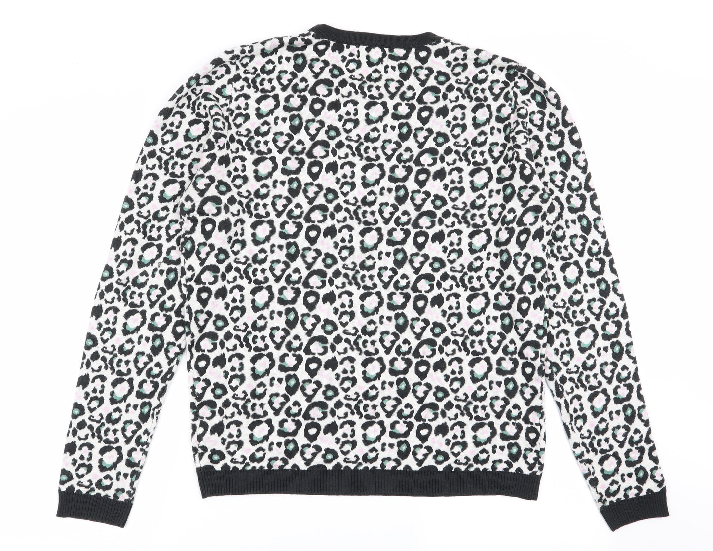 poppy lux Womens Multicoloured Animal Print  Pullover Jumper Size 14
