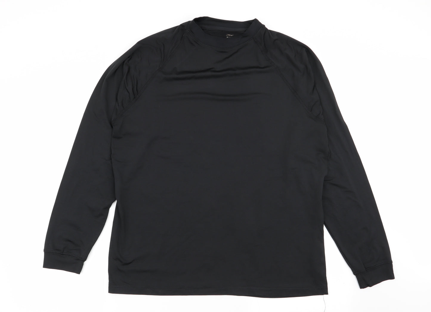 Crane Mens Black    T-Shirt Size XL