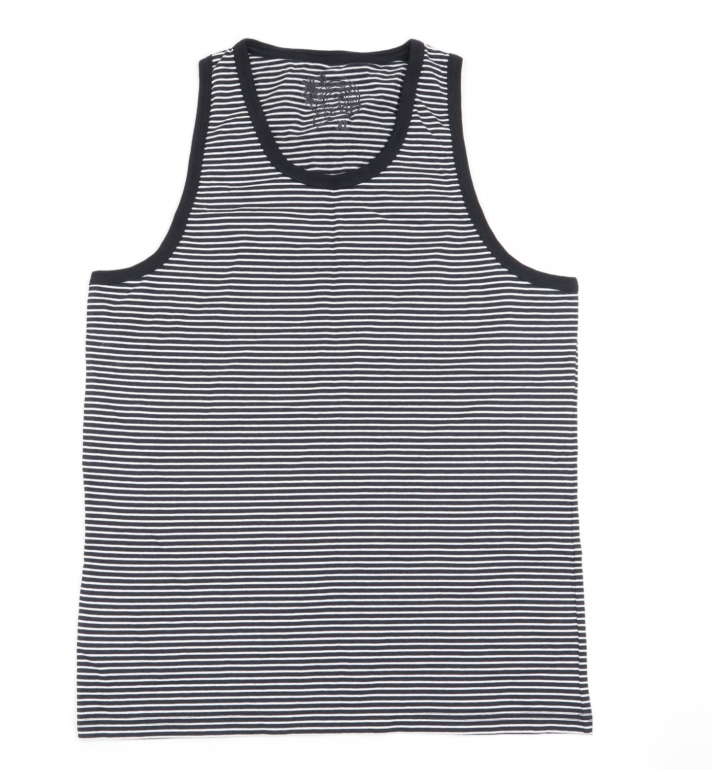 international surf code Mens Multicoloured Striped   T-Shirt Size XL  - tank top