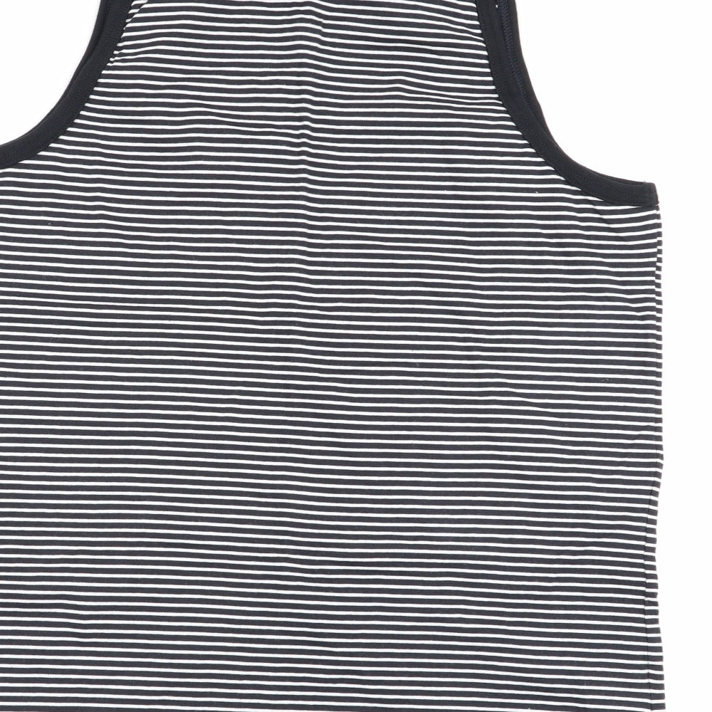 international surf code Mens Multicoloured Striped   T-Shirt Size XL  - tank top