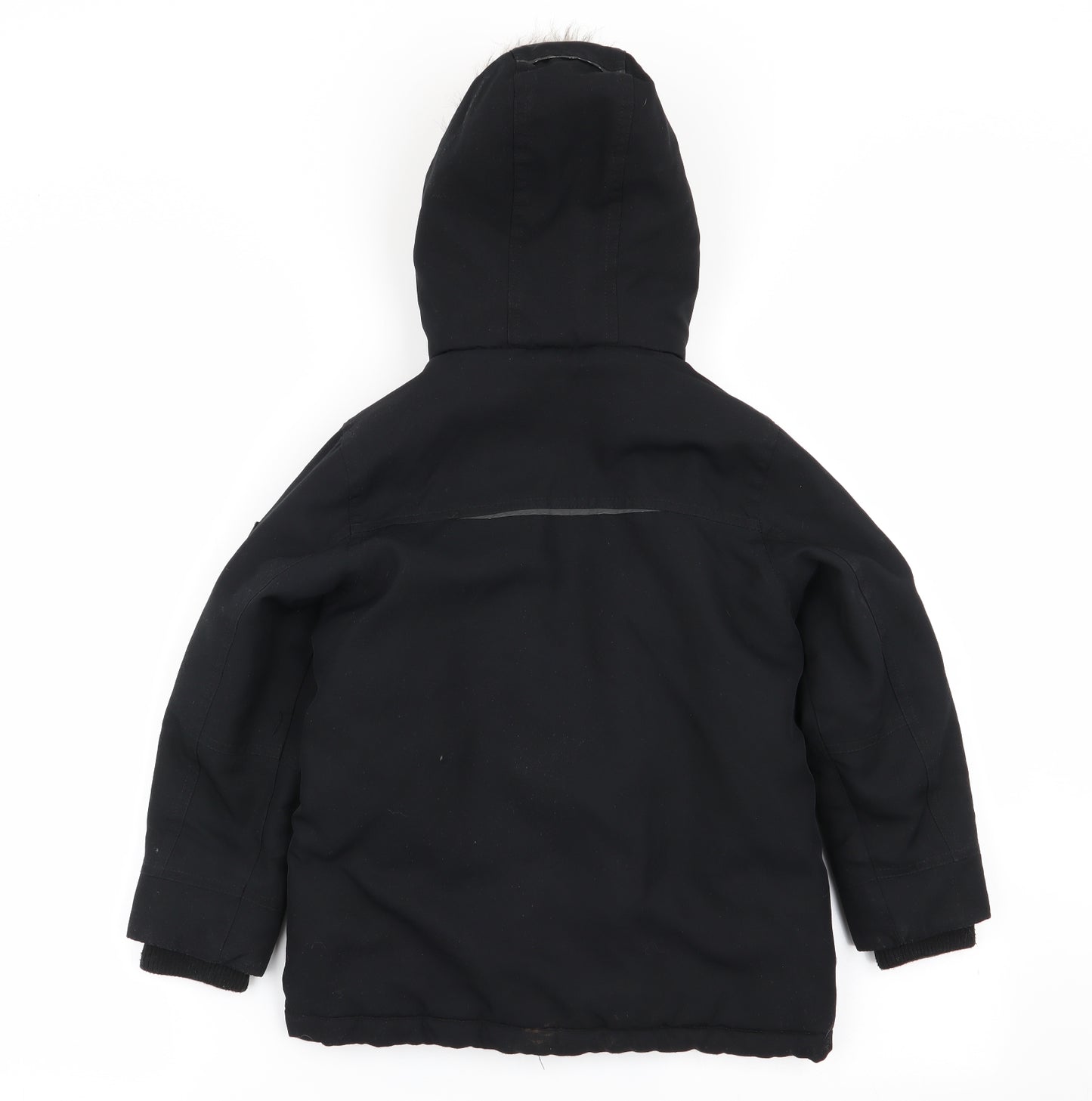 NEXT Boys Black   Parka Coat Size 11 Years