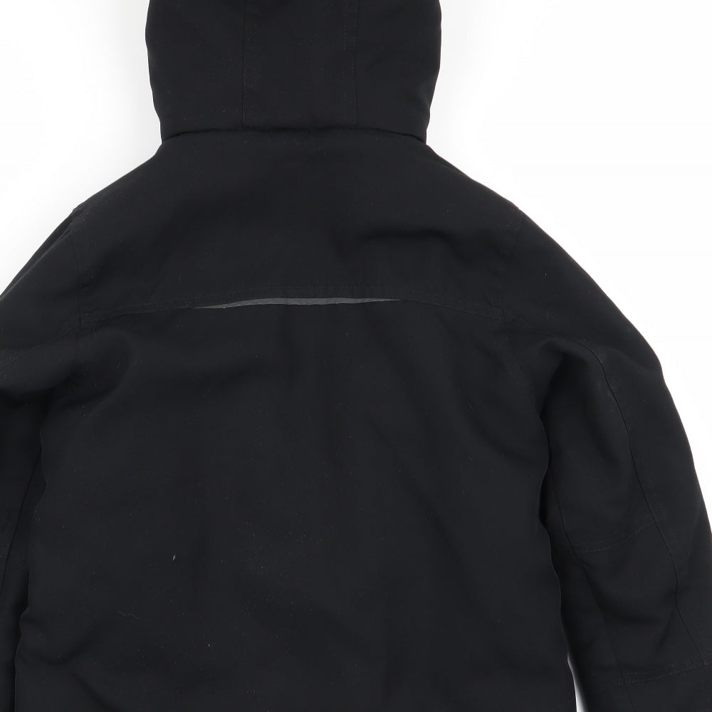 NEXT Boys Black   Parka Coat Size 11 Years