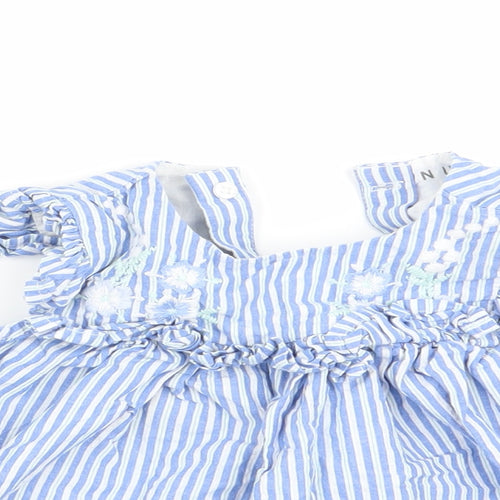 Nutmeg Girls Multicoloured Striped  Fit & Flare  Size 6-9 Months