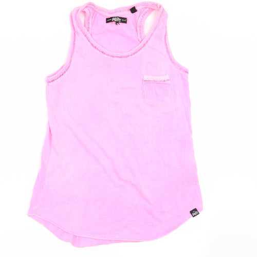 Superdry Womens Pink   Basic Tank Size S
