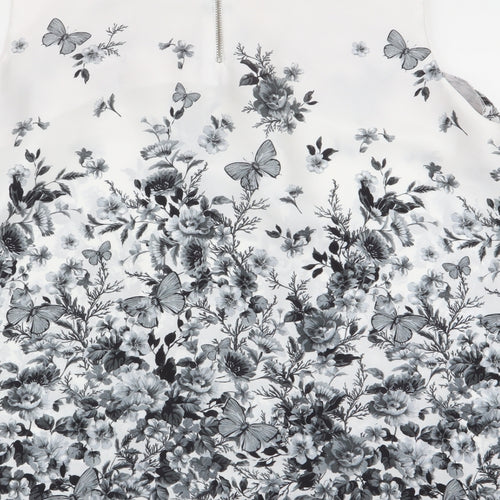 Wallis Womens Multicoloured Floral  Basic Blouse Size 16