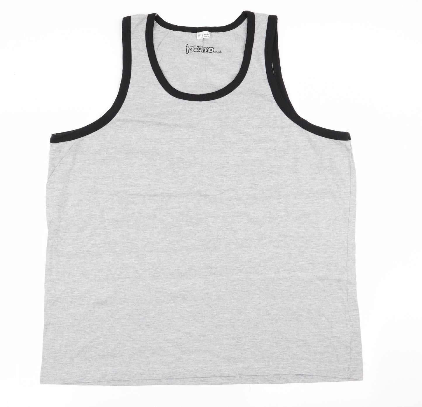 Jacamo Mens Grey    T-Shirt Size 2XL  - tank top