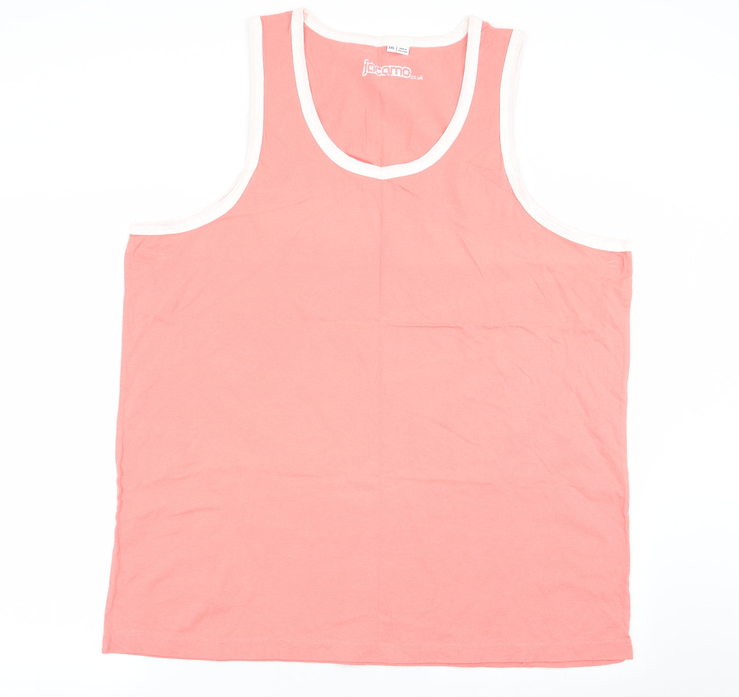 Jacamo Mens Pink    T-Shirt Size 2XL  - tank top
