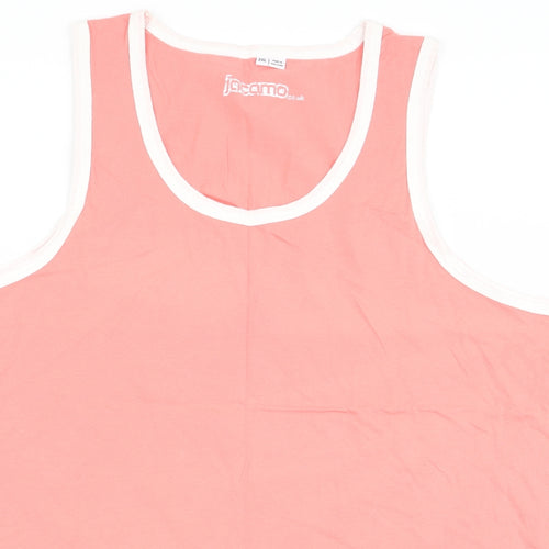 Jacamo Mens Pink    T-Shirt Size 2XL  - tank top