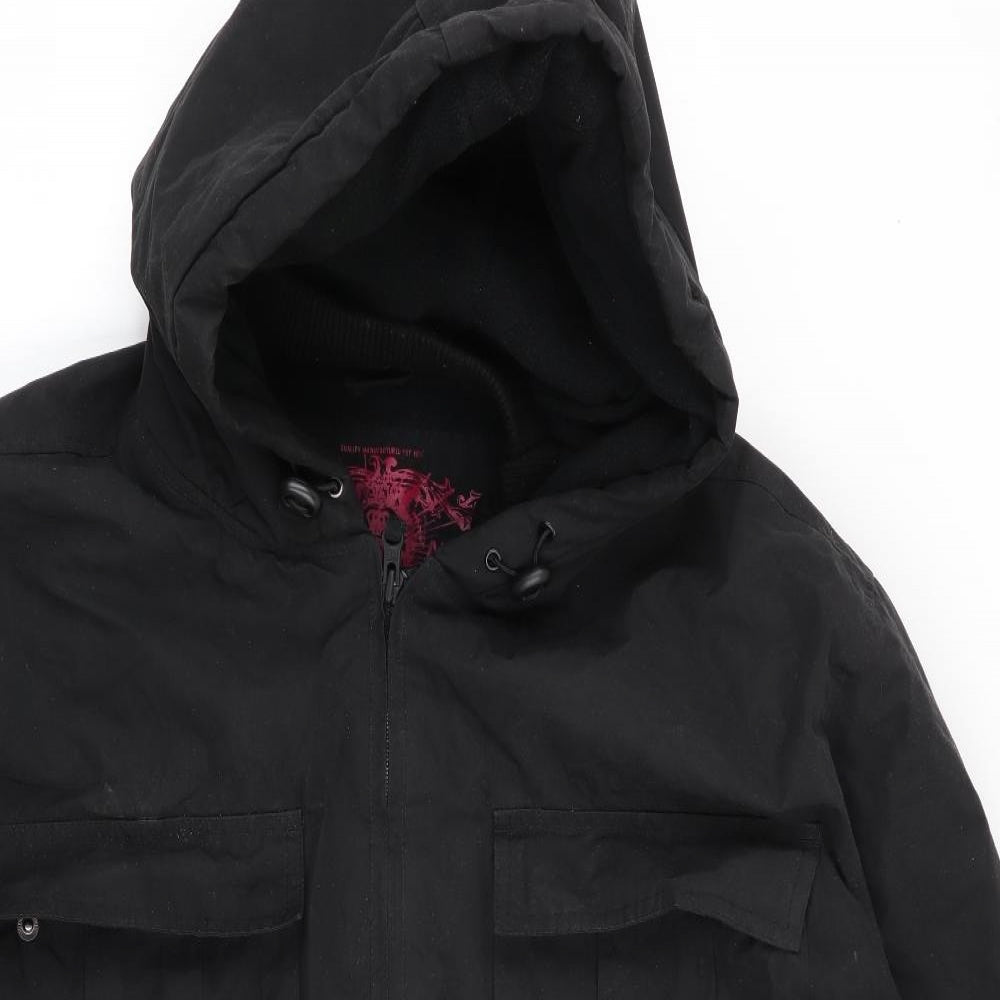 chrokee Mens Black   Jacket Coat Size 2XL