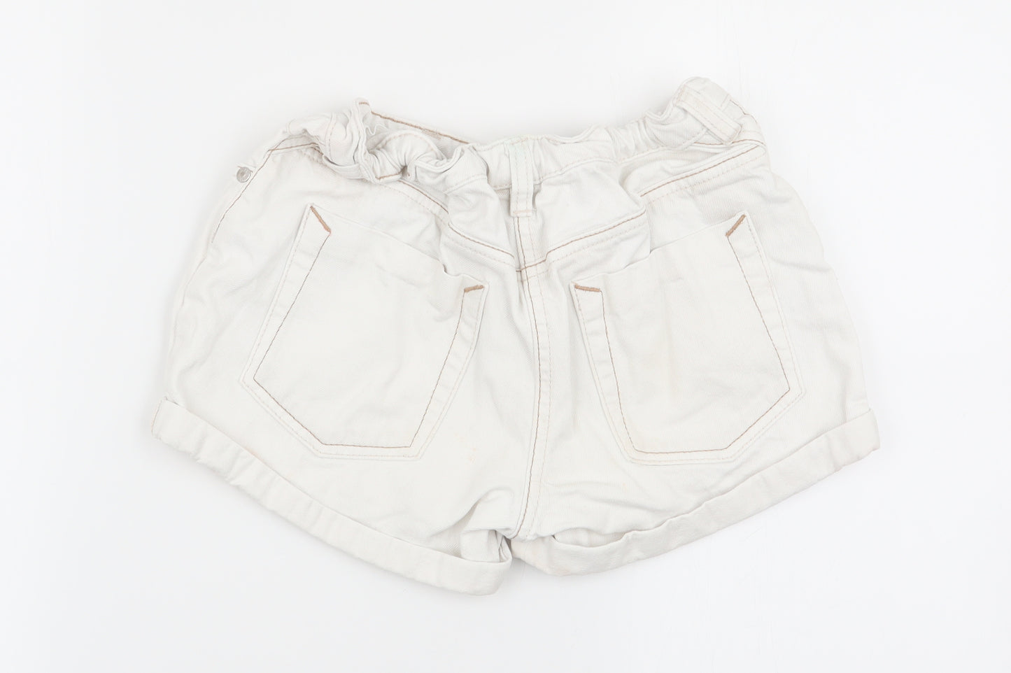 NEXT Girls White   Hot Pants Shorts Size 10 Years