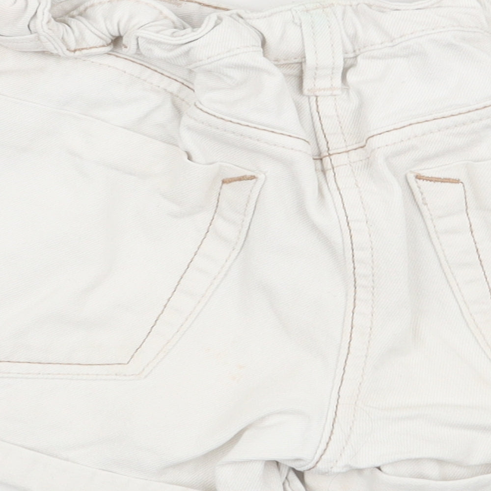 NEXT Girls White   Hot Pants Shorts Size 10 Years