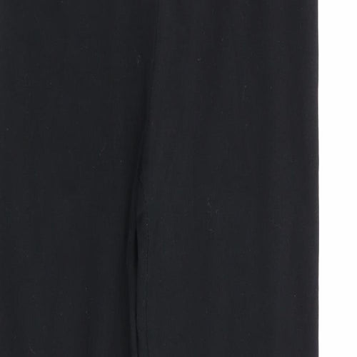 Asda George Girls Black Animal Print  Jegging Trousers Size 10-11 Years - leggings