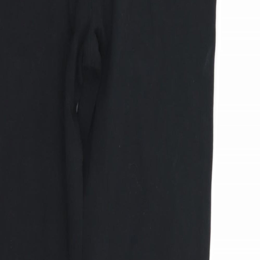 Asda George Girls Black Animal Print  Jegging Trousers Size 10-11 Years - leggings