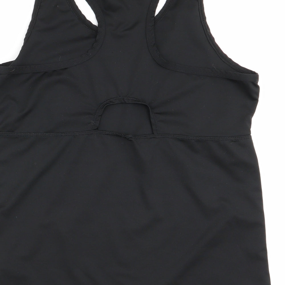 USA Pro Girls Black   Basic Tank Size 13 Years