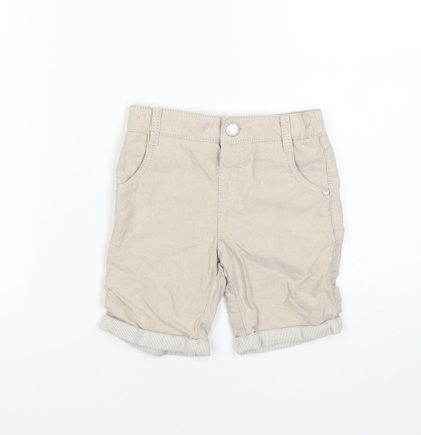 Debenhams Boys Beige   Cargo Trousers Size 18-24 Months  - Shorts