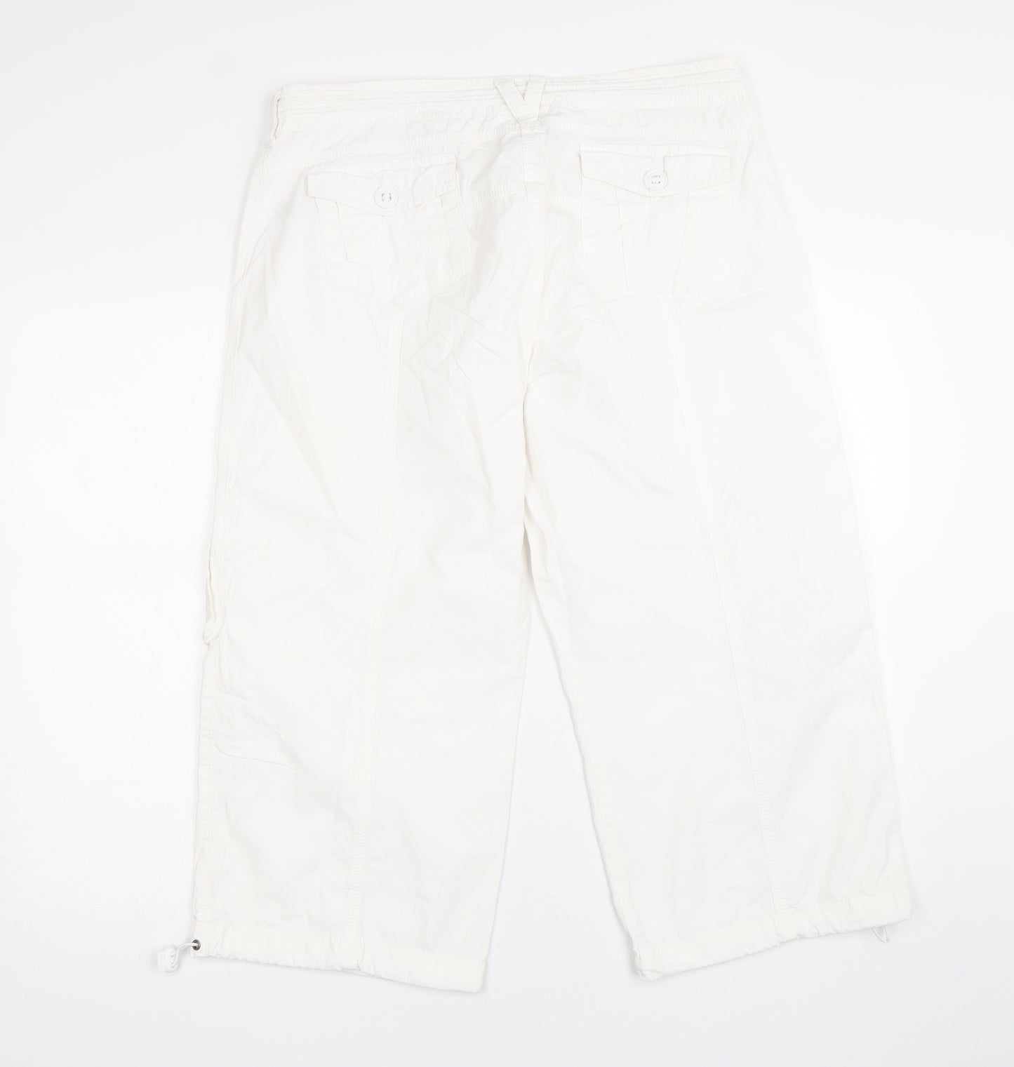 Wallis Womens White   Bermuda Shorts Size 14