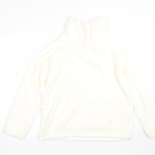 PEP&co Womens White   Pullover Sweatshirt Size 16
