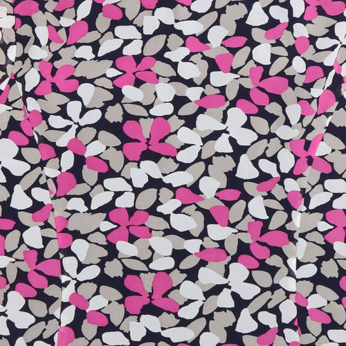 Jacques Vert Womens Pink Floral  Basic T-Shirt Size 18