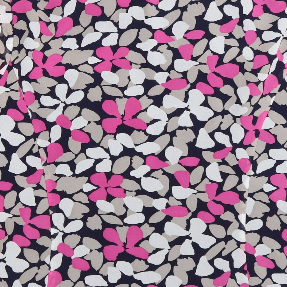 Jacques Vert Womens Pink Floral  Basic T-Shirt Size 18