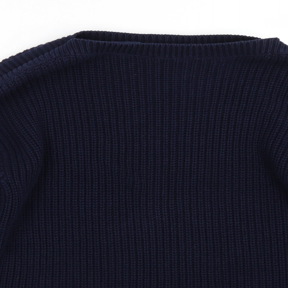 M&S Mens Blue   Pullover Jumper Size L