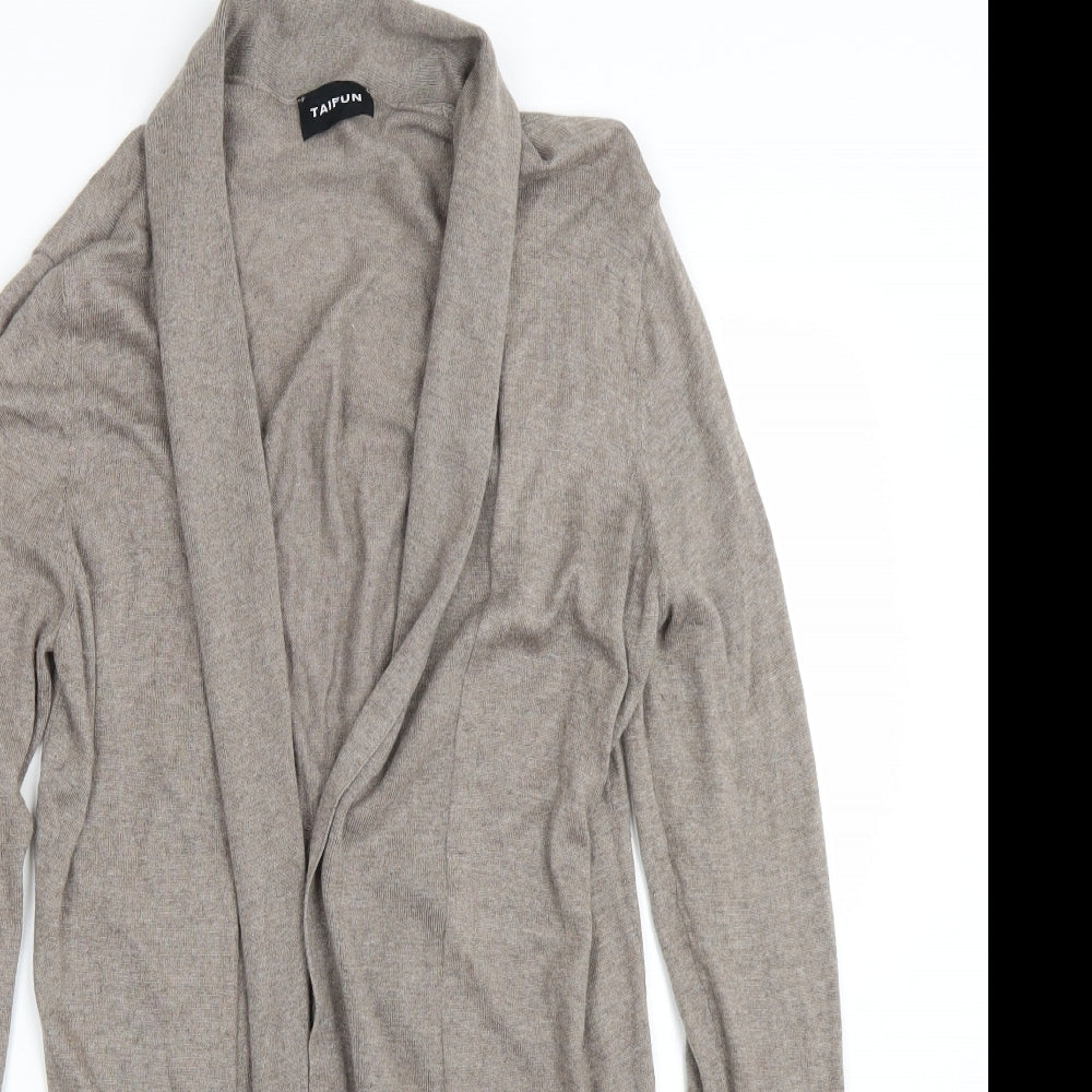 Taifun Womens Brown   Cardigan Jumper Size M