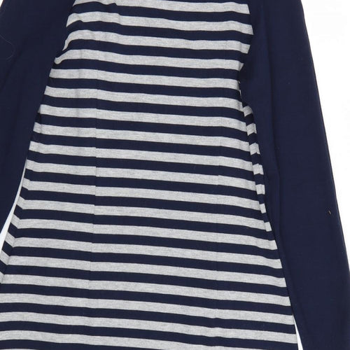 Pepperberry Womens Grey Striped  T-Shirt Dress  Size 14