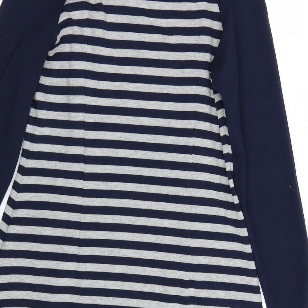 Pepperberry Womens Grey Striped  T-Shirt Dress  Size 14