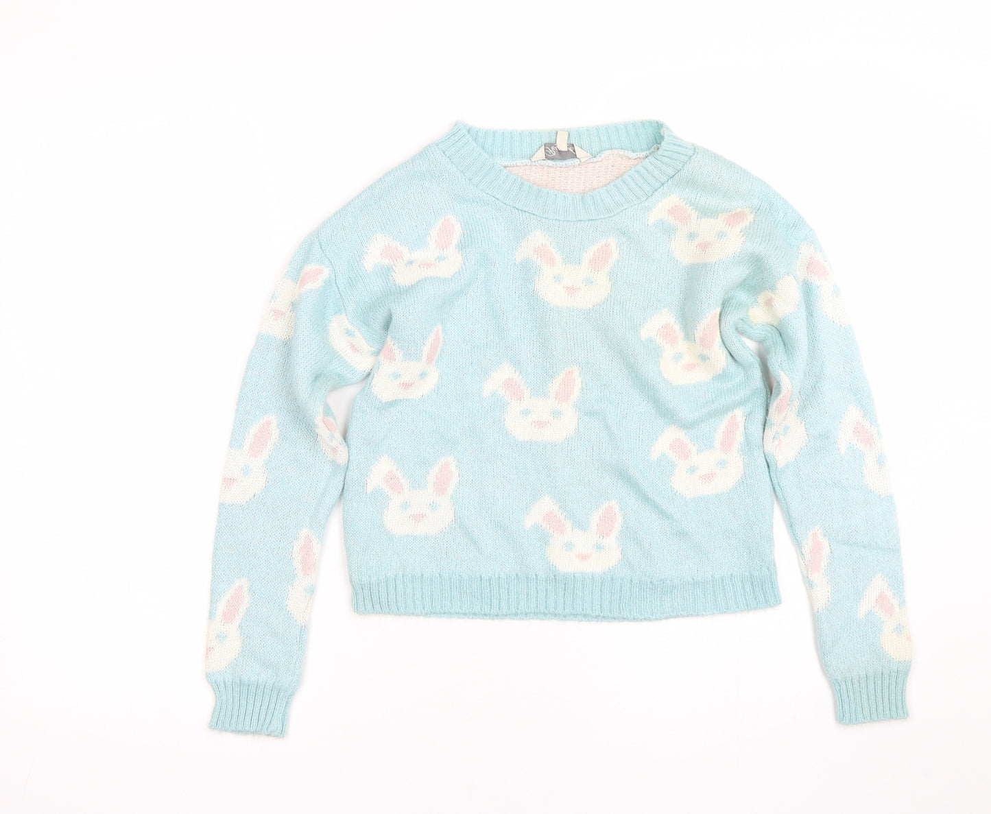 Peacocks Womens Blue   Pullover Jumper Size S