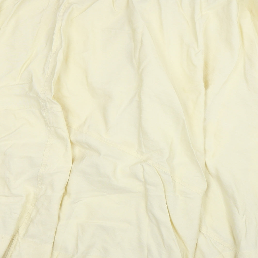 DKNY Pure Womens Yellow   Flare Skirt Size L