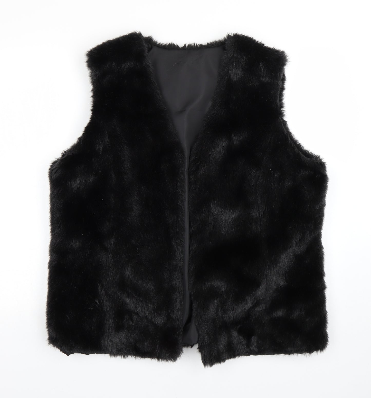 Preworn Womens Black   Gilet Jacket Size 20