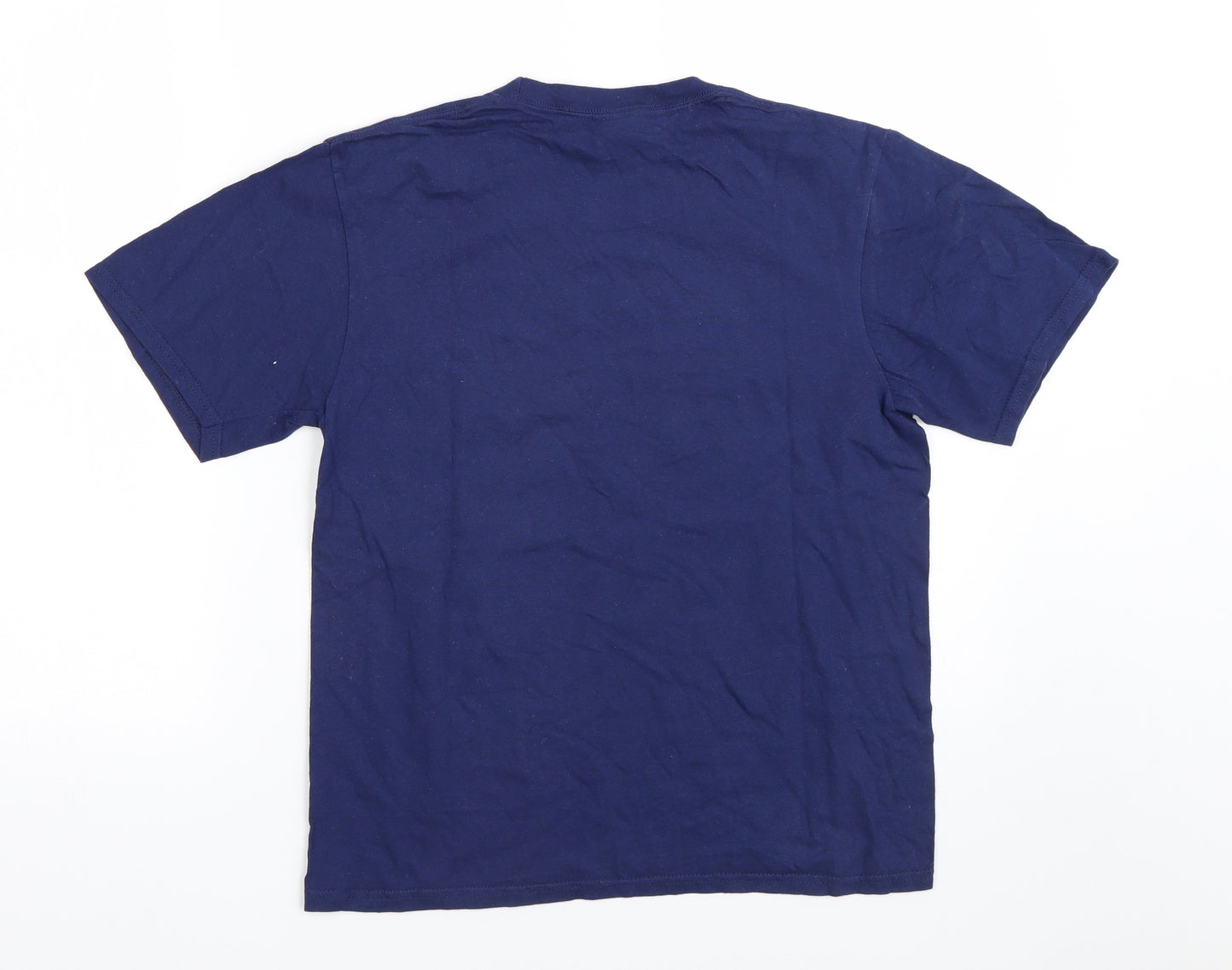 Port & Company Boys Blue   Basic T-Shirt Size 11-12 Years  - Hockey