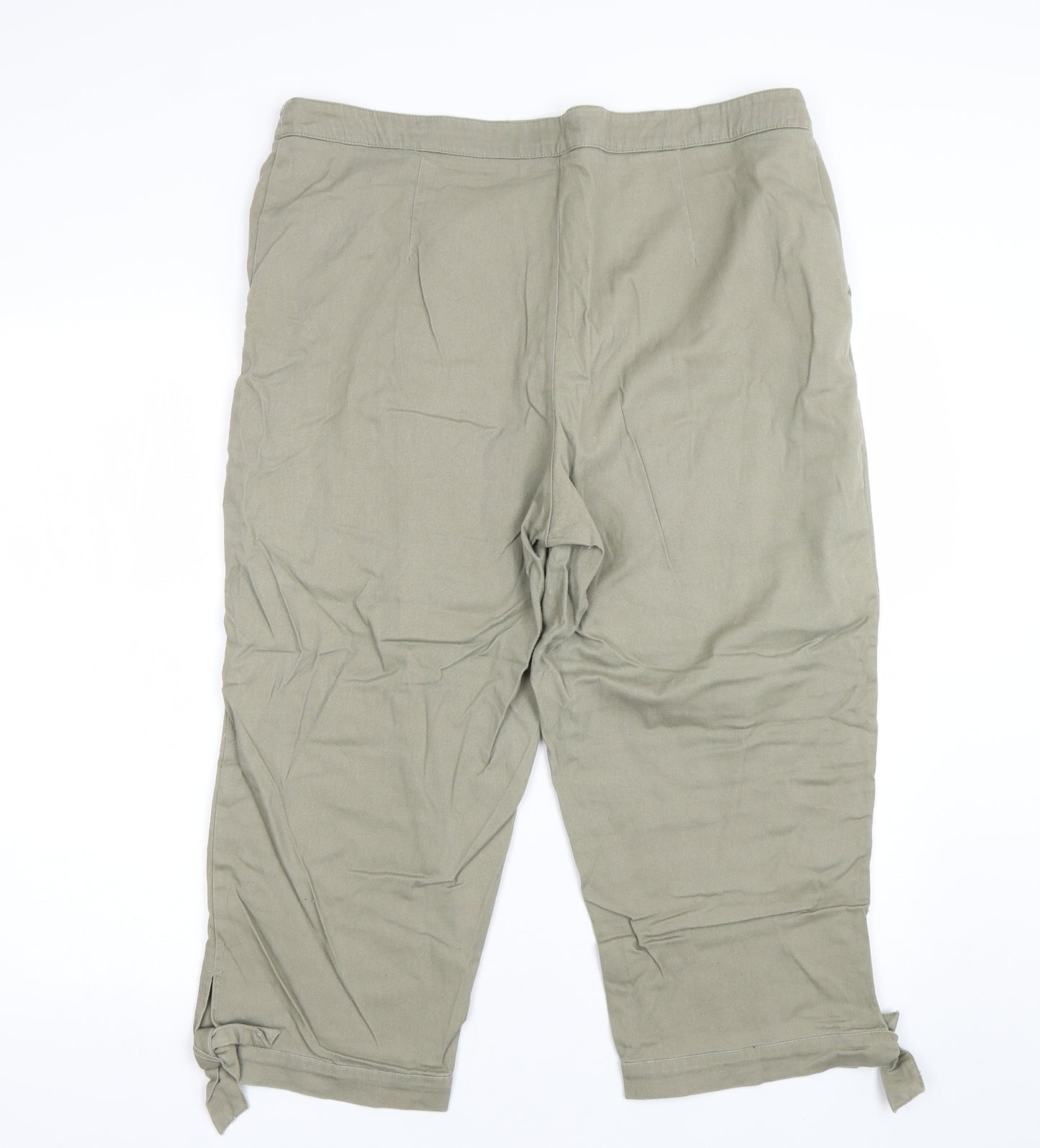 Bonmarche Womens Green   Cut-Off Shorts Size 18