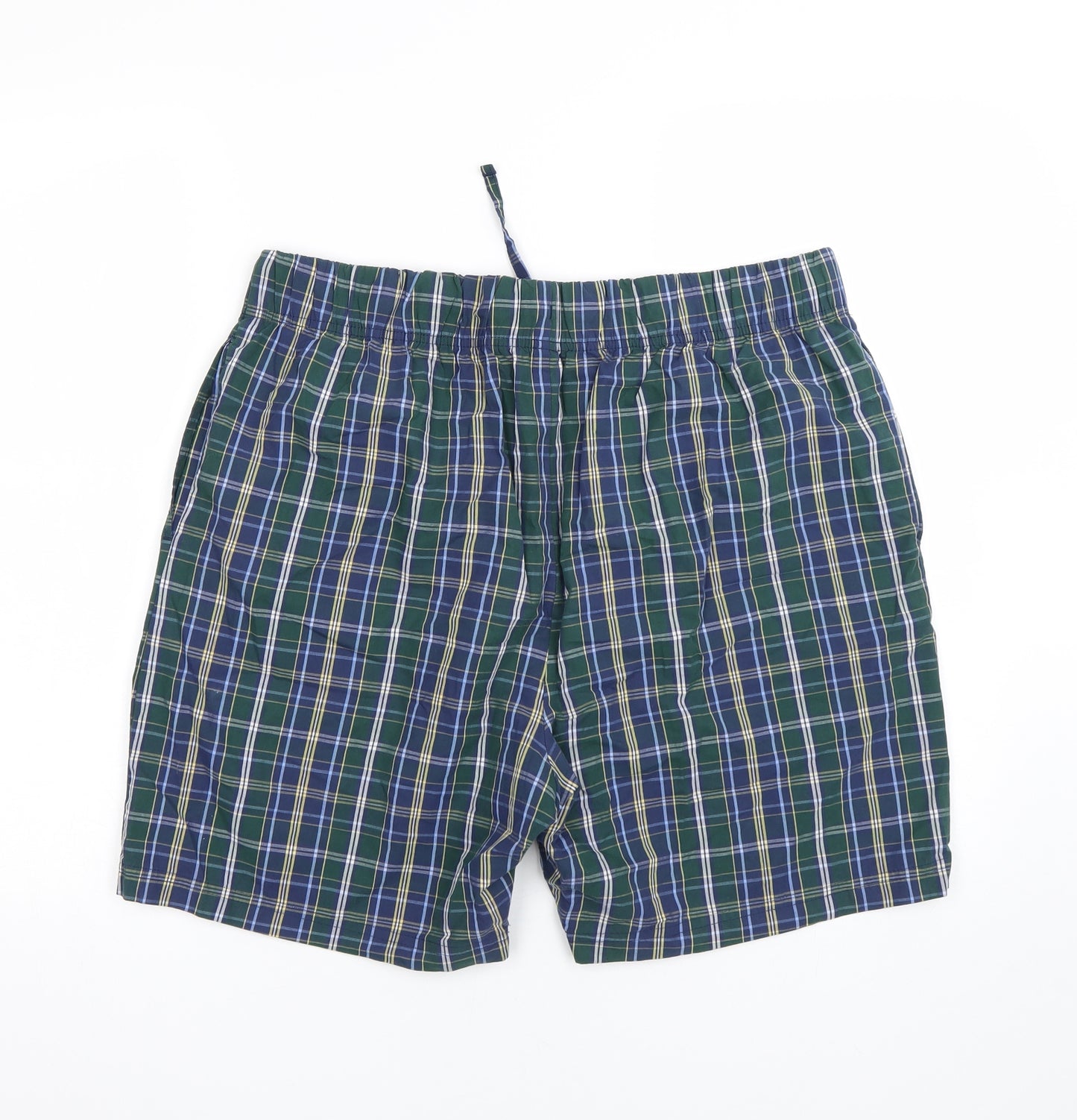 TU Mens Multicoloured Check  Sweat Shorts Size L